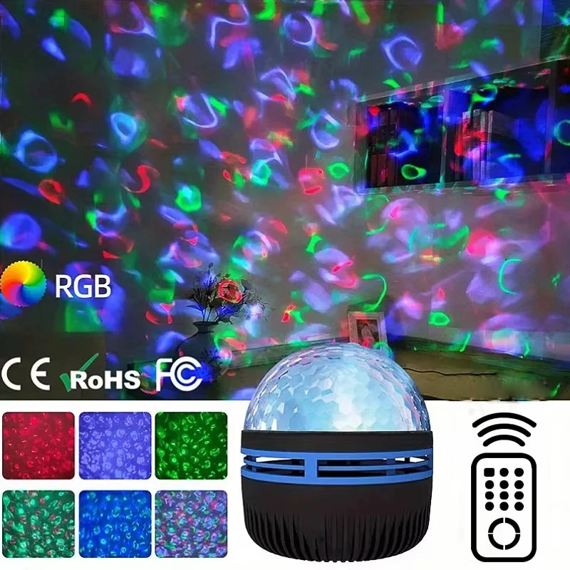 Star Projector – 7-Color Night Light for Bedrooms
