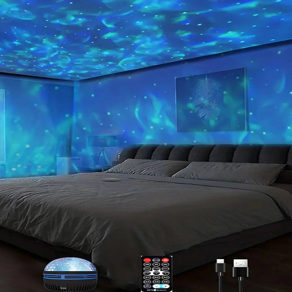Star Projector – 7-Color Night Light for Bedrooms