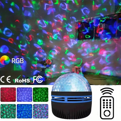 Star Projector – 7-Color Night Light for Bedrooms